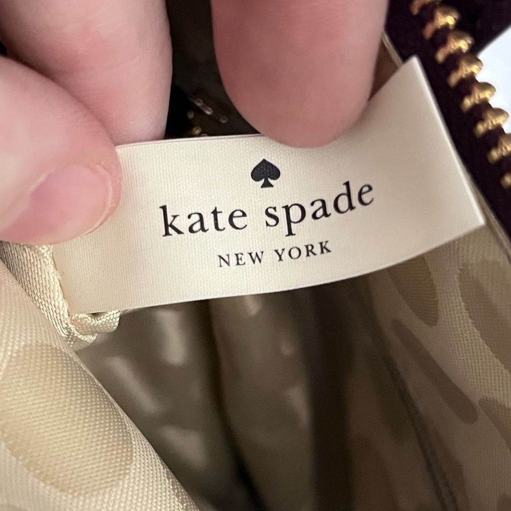 Kate Spade Mulled Wine Saffiano Leather Satchel - Picture 9 of 12